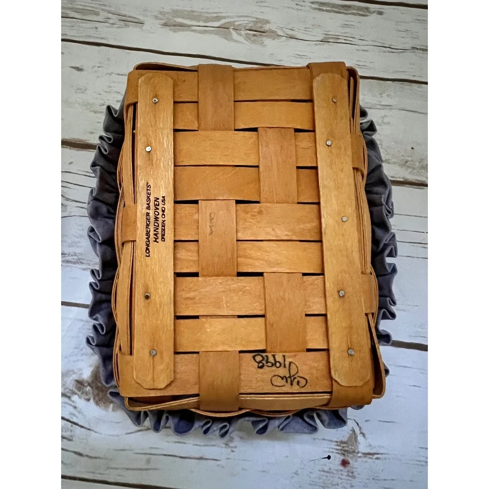 Longaberger bottom review storage